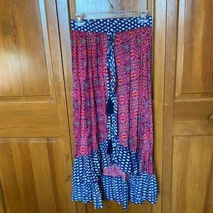 Pure Nordic Patterned Ruffle Skirt